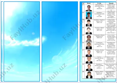5312700 – «intellektual muhandislik tizimlari (tarmoqlar va sohalar bo‘yicha)» ta’lim yo‘nalishini — DOC