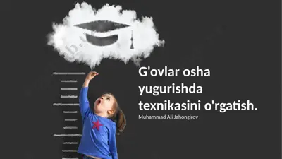 yugurish texnikasi — PPTX