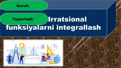 irratsional funksiyalarni integrallash — PPTX
