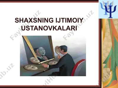 ijtimoiy ustanovkalar — PPTX