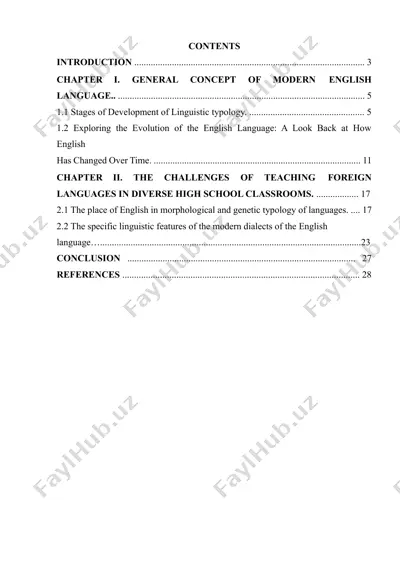 linguistic features and teaching methods of modern english — DOCX