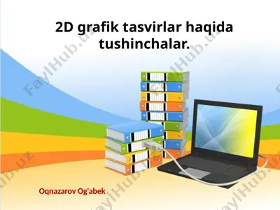 2d grafik tasvirlar haqida tushinchalar. — PPTX