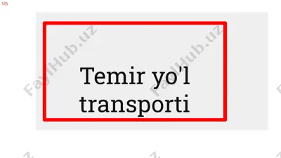 temir yo'l transporti — PPTX