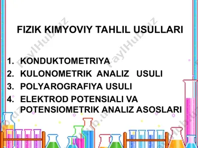 fizik kimyoviy tahlil usullari — PPT
