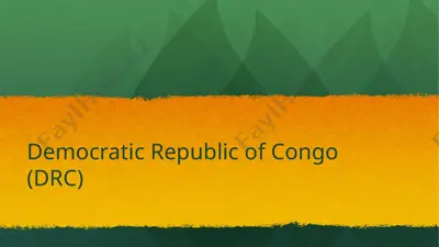 democratic republic of congo (drc) — PPTX