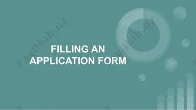 job application letter template — PPTX