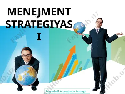 menejment strategiyasi — PPTX
