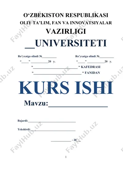 o‘zbekistonning dunyoning rivojlangan davlatlari bilan iqtisodiy hamkorligi — DOCX