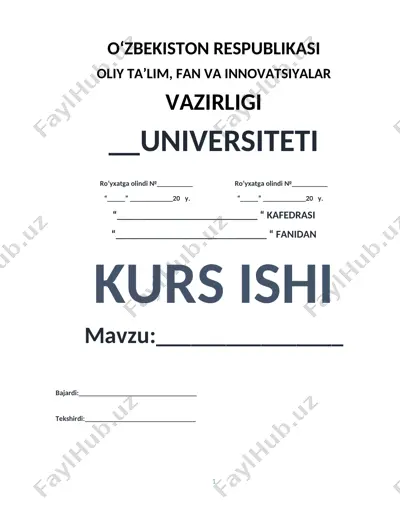 nodirshoh hukmronligi davrida eron tarixi bo‘yicha kurs ishi — DOCX