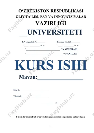 maktab o‘quvchilariga fransuz tilida og‘zaki nutq ko‘nikmalarini o‘rgatish bo‘yicha kurs ishi — DOCX