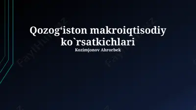 qishloq xo‘jaligi mahsulotlari ishlab chiqarish hajmi — PPTX