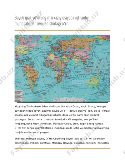 buyuk ipak yo`li — DOCX