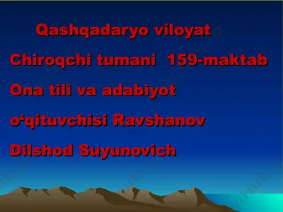 shoir umri — PPT
