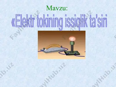 elektr toki — PPT
