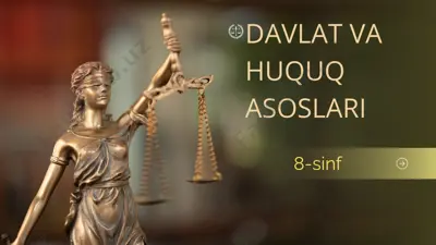 davlat va huquq asoslari 8-sinf 1-2-dars — PDF