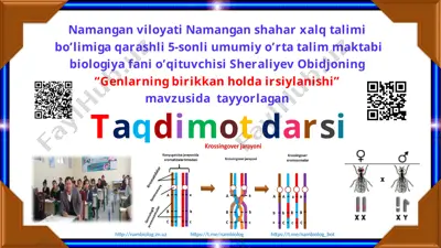 genlarning birikkan holda irsiylanishi taqdimoti — PPT