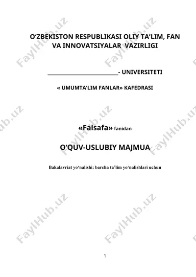 o‘quv-uslubiy majmua — DOCX