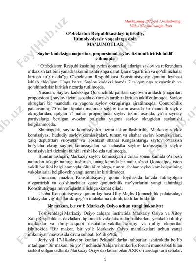 "o‘zbekiston respublikasi konstitutsiyaviy qonuni loyihasi" — DOCX