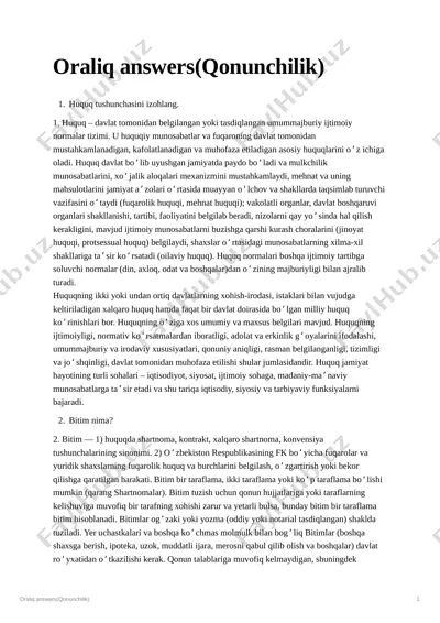 huquq tushunchasi — PDF