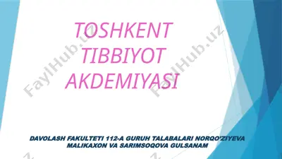 albinizm kasalligi va uning oqibatlari — PPTX