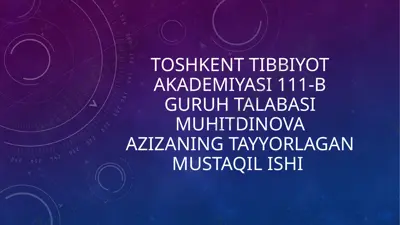 zamonaviy tillarda lotin atamalari — PPTX