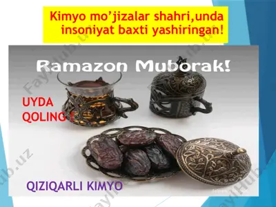 kimyo mo’jizalar shahri — PPTX