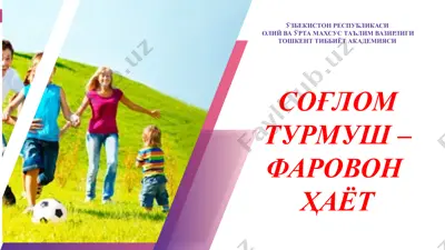 so'glom turmush tizimi konseptsiyasi 2019-2022 — PPTX