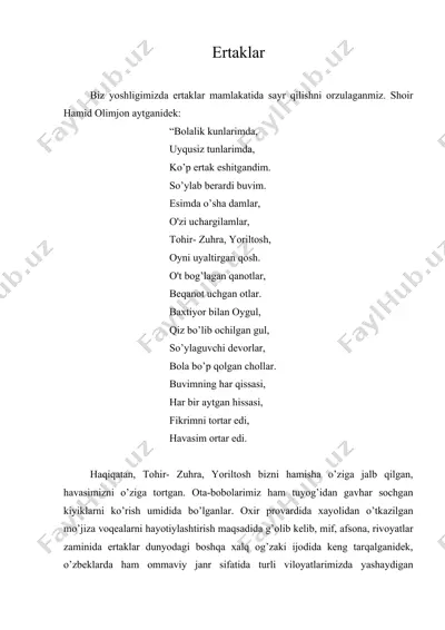 ertaklar — DOC