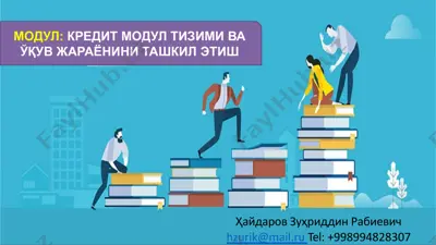 kredit modul tizimi va o'quv jarayonini tashkil etish — PPTX