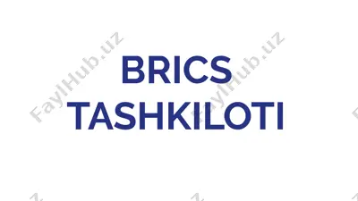 brics tashkiloti — PPTX