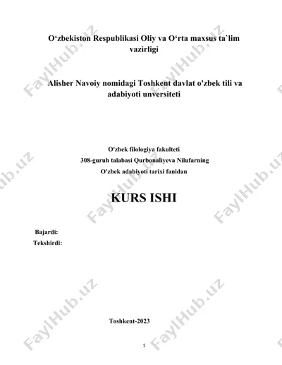 bobur lirikasida badiiy san'atlar — DOCX