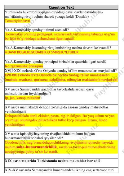 ya.a.kamenskiy pedagogik nazariyasi — DOCX