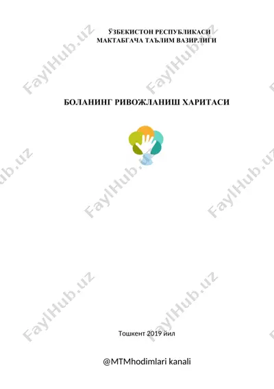 bolaning rivojlanish xaritasi — DOCX
