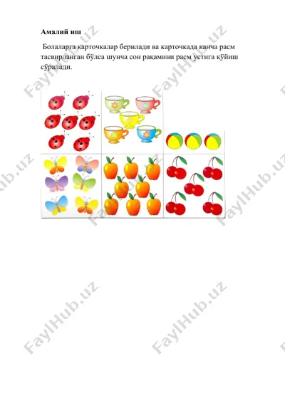 kartochni tasvirlash — DOCX
