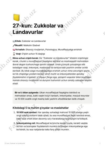 zukkolar va landavurlar — PDF