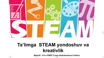 steam ta'lim — PPTX