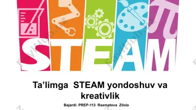 ta'limgasteamyondoshuvva kreativlik — PPTX