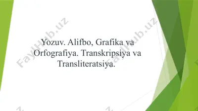 yozuv — PPTX