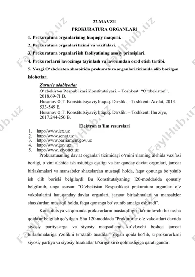 prokuratura organlari — DOCX