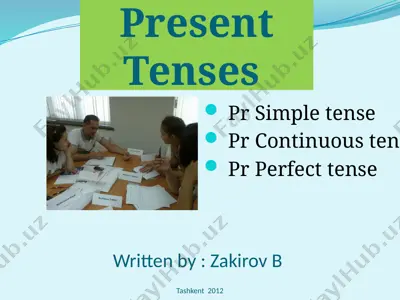 present tenses — PPTX