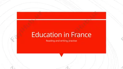 education in france — PPTX