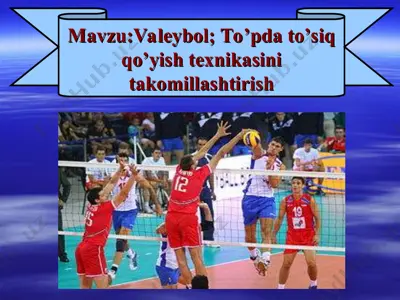 voleybol to’p — PPT