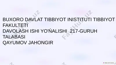 yurak faoliyatini tekshirishning yangi usullari — PPTX