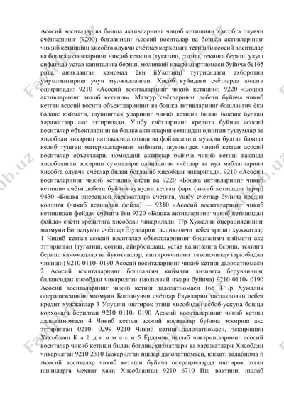 asosiy vositalar va boshka aktivlarning chikib ketiши — DOCX