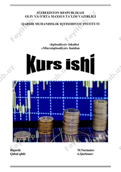 inflyatsiyaga qarshi siyosat — DOCX