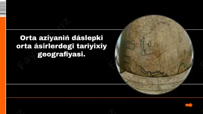 orta aziyaning tariyxiy geografiyasi — PPTX