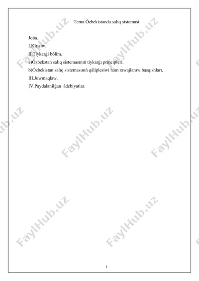 ózbekistanda salıq sistemasi — DOCX