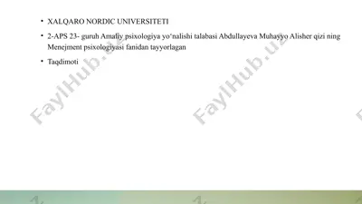 muloqotchanlik va o'zaro muloqot treningdasturlari — PPTX