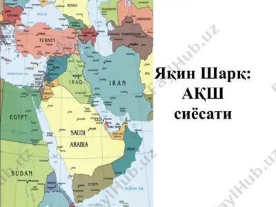 "катта яқин шарқ: ақш сиёсати" — PPTX