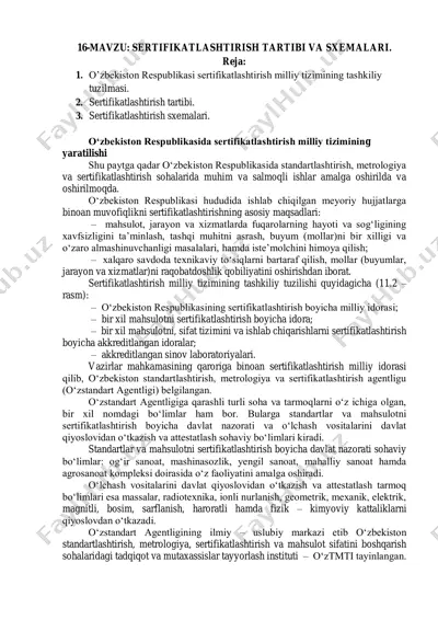 sertifikatlashtirish tartibi va sxemalari — PDF